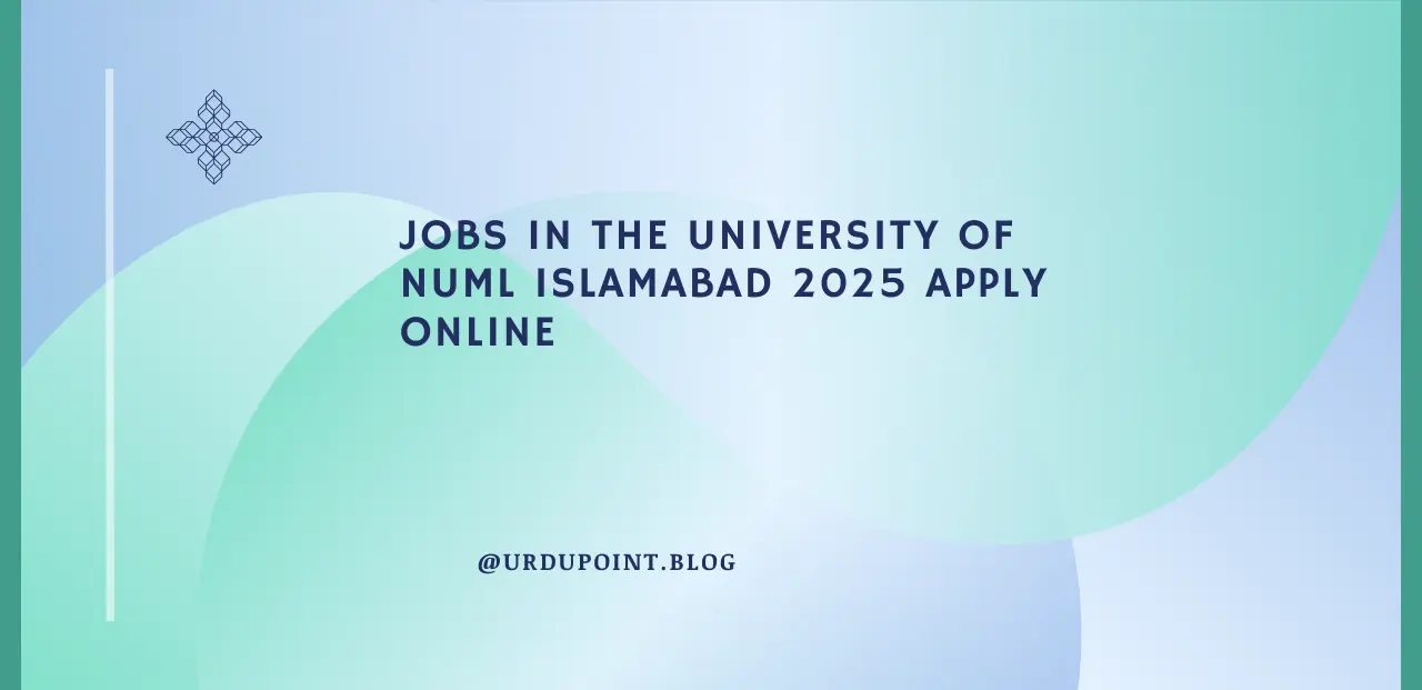 Jobs in The University of NUML Islamabad 2025 Apply Online
