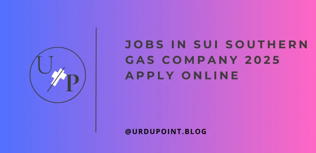 Jobs in Sui Southern Gas Company 2025 Apply Online