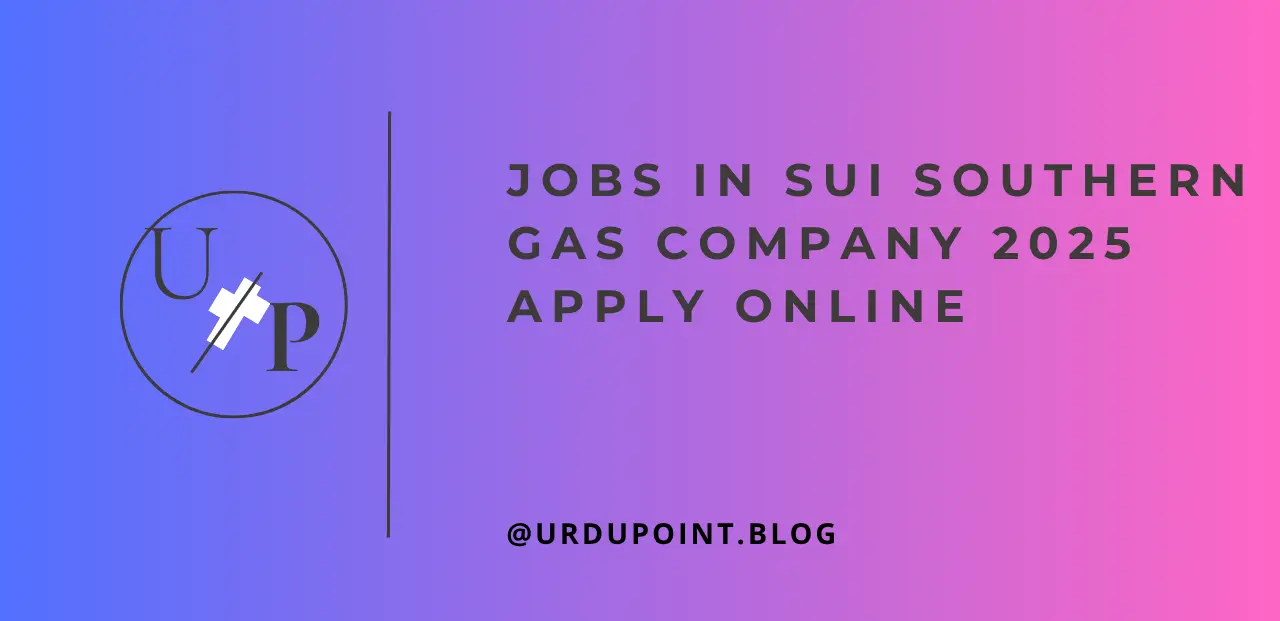 Jobs in Sui Southern Gas Company 2025 Apply Online